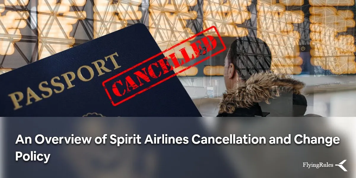 Spirit Airlines Cancellation and Change Policy